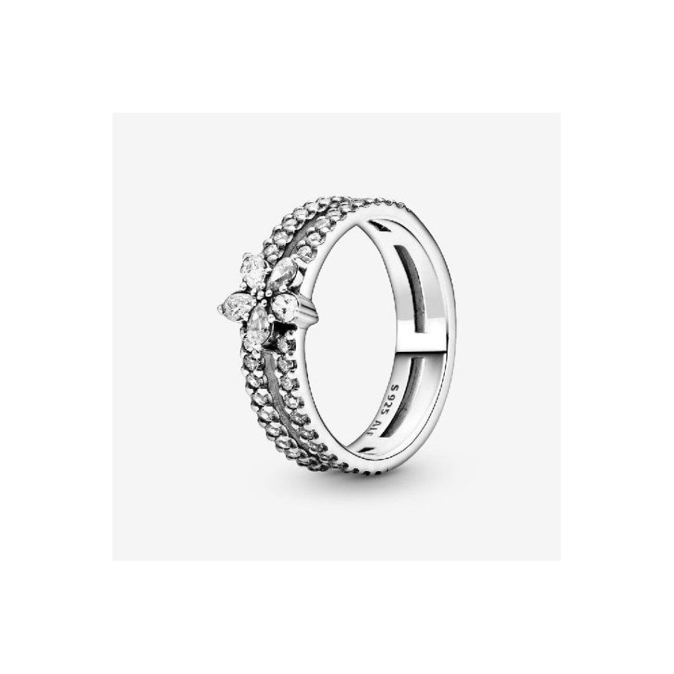 Sparkling Brand Pandora NZ Flower Double Ring