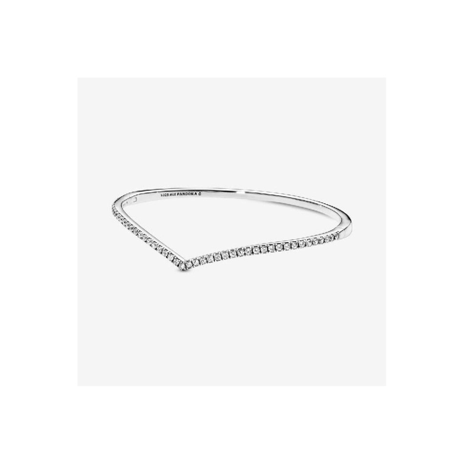 Sparkling Brand Pandora NZ Wishbone Bangle