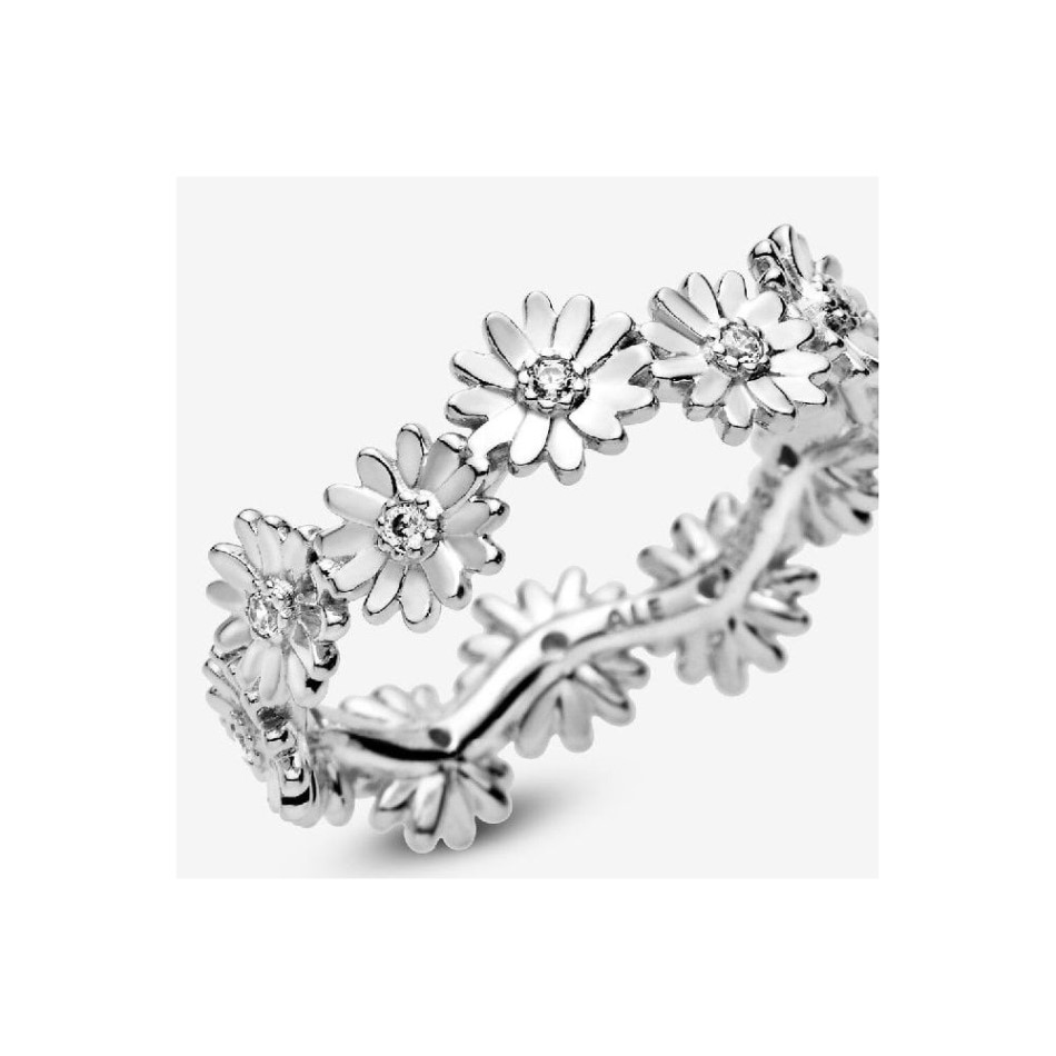 Sparkling Daisy Flower Crown Pandora NZ Ring