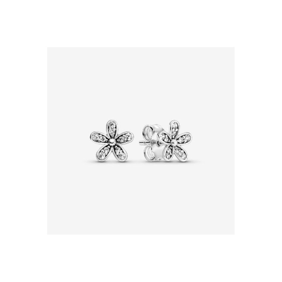 Sparkling Daisy Flower Stud Earrings Pandora NZ