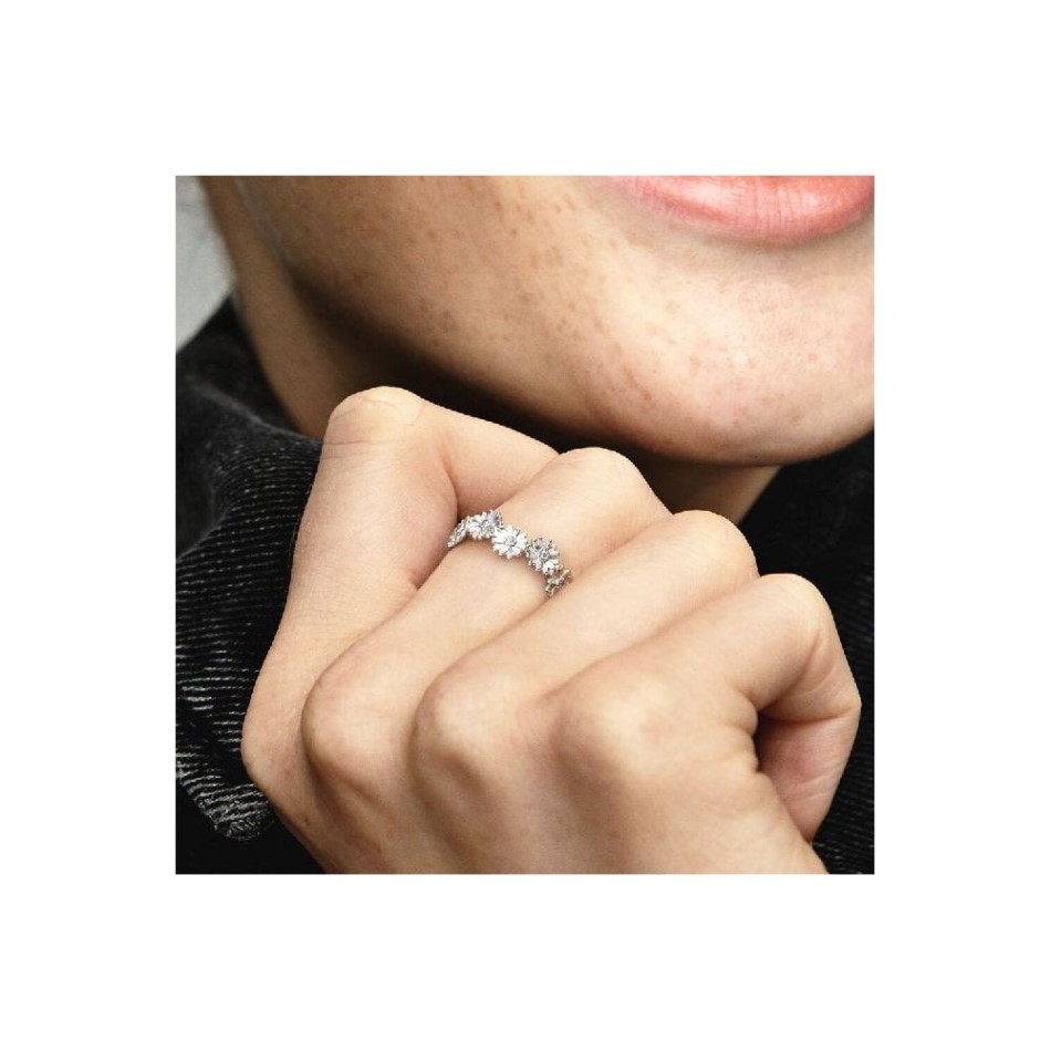 Sparkling Daisy Pandora NZ Flower Crown Ring