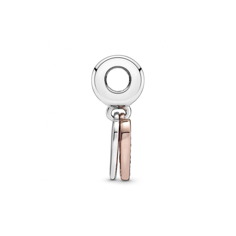 Sparkling Freehand Heart Dangle Charms Pandora NZ