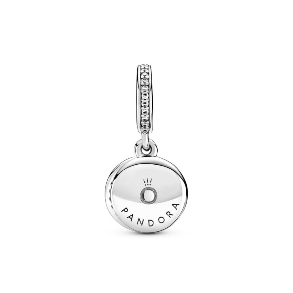 Sparkling Green Disc Double Dangle Charms Pandora NZ