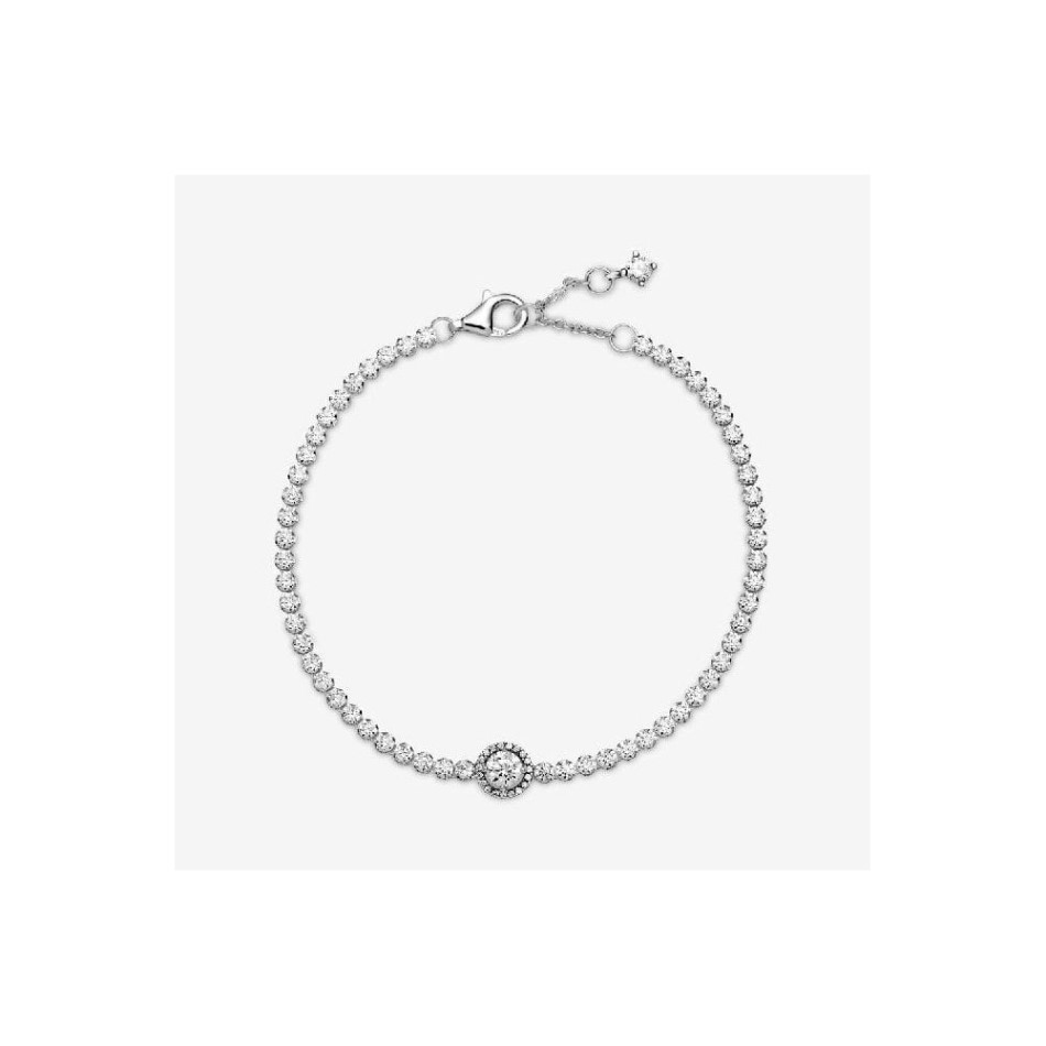 Sparkling Halo Tennis Fashion Pandora NZ Bracelet