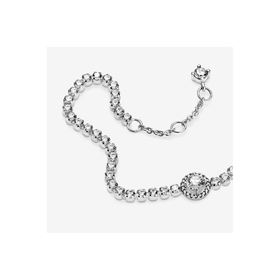 Sparkling Halo Tennis Fashion Pandora NZ Bracelet