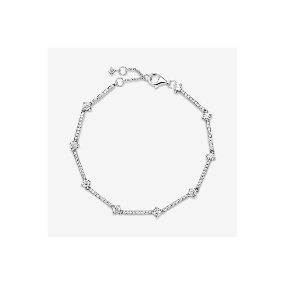 Sparkling Pave Bars Bracelet Pandora NZ