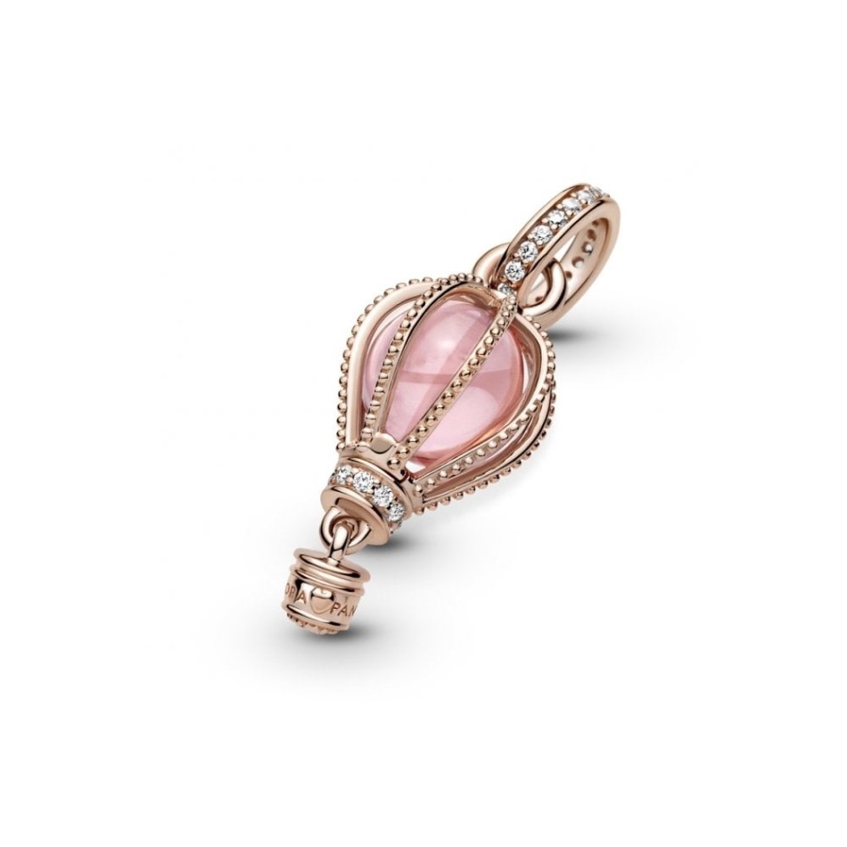 Sparkling Pink Hot Air Balloon Dangle Charms Pandora NZ