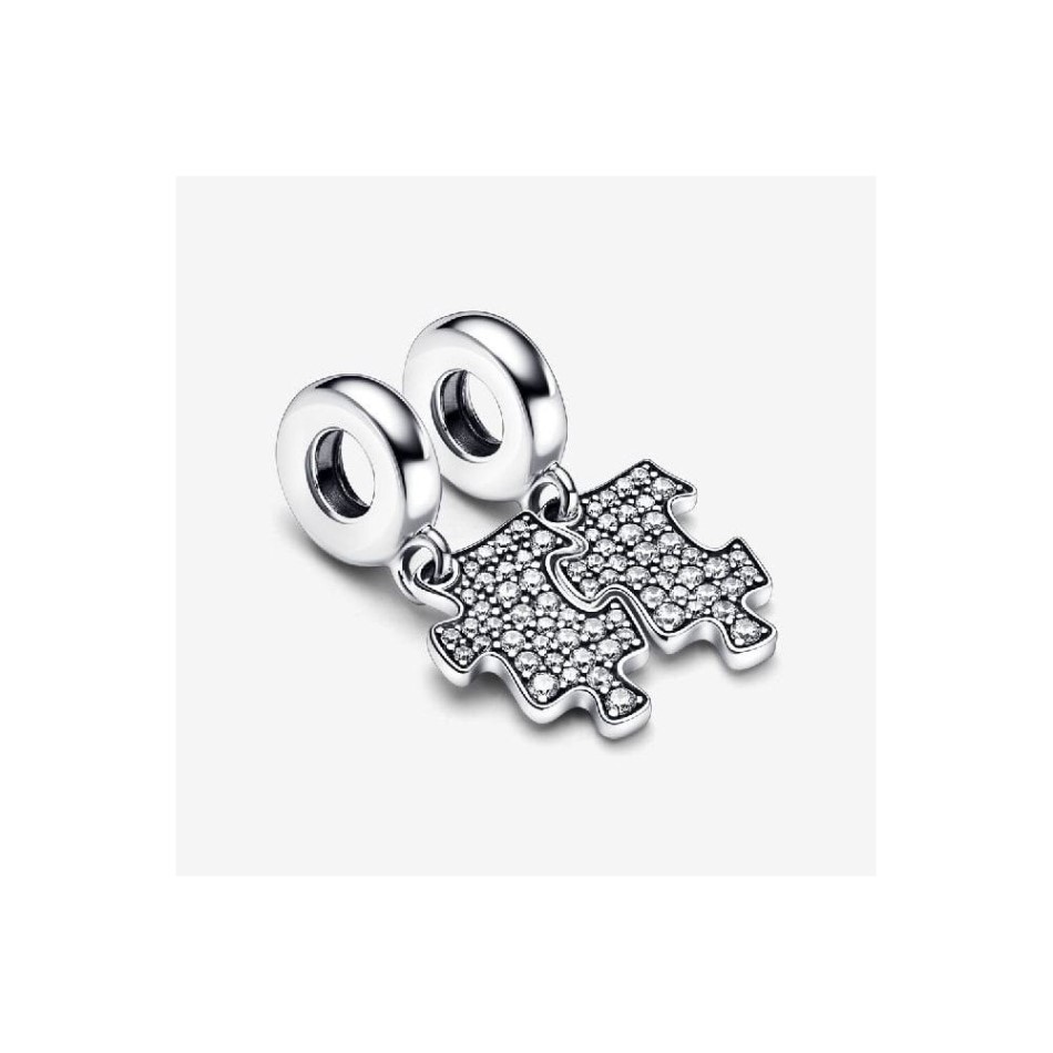 Sparkling Puzzle Piece Dangle Charms Pandora NZ