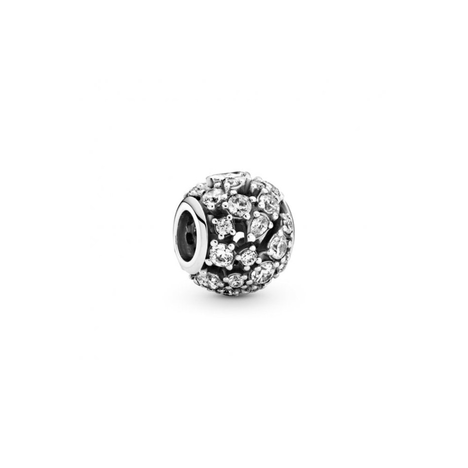 Sparkling Round Openwork Charms Pandora NZ