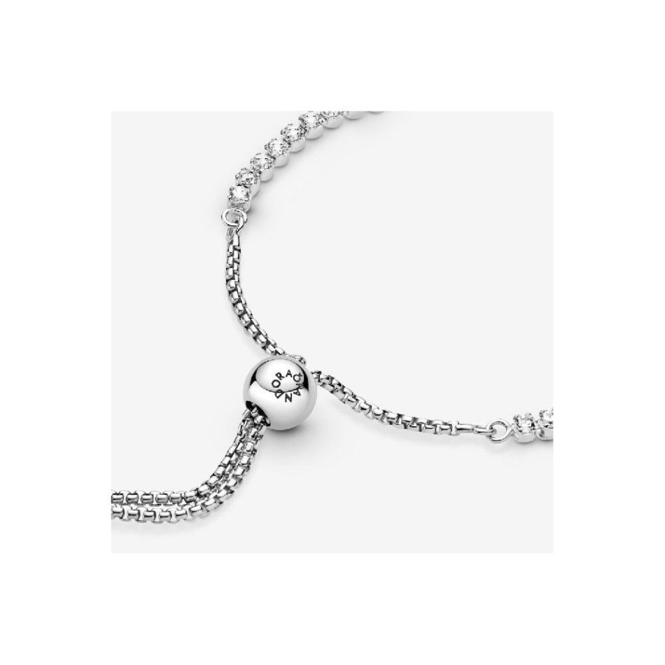 Sparkling Slider Tennis Bracelet Pandora NZ