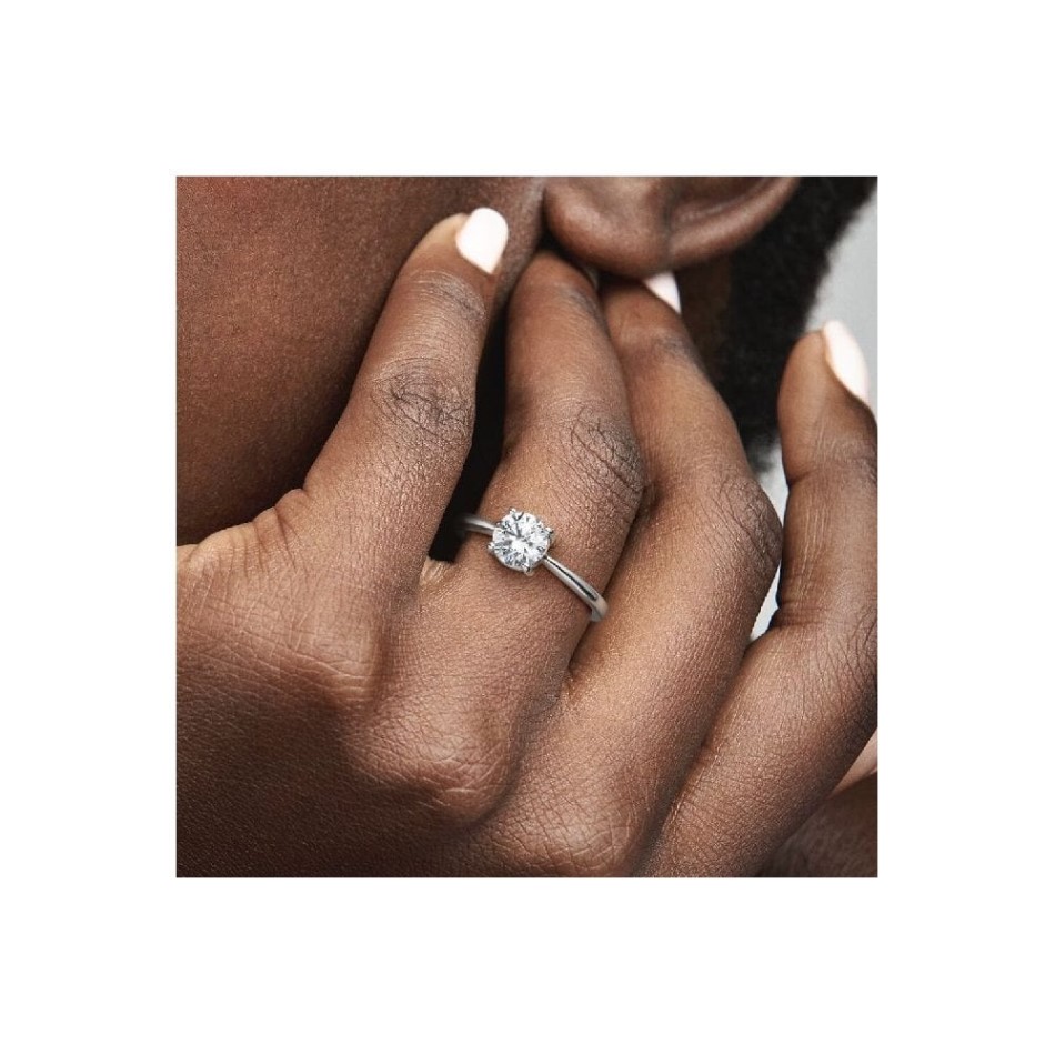 Sparkling Solitaire Pandora NZ Ring