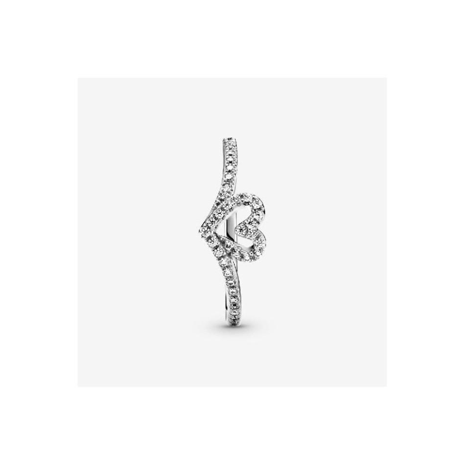 Sparkling Wishbone Pandora NZ Heart Ring