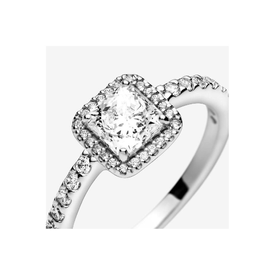 Square Fashion Pandora NZ Sparkle Halo Ring