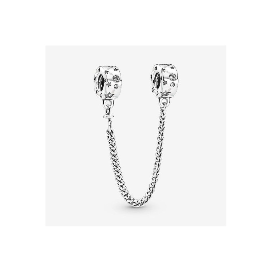 Stars & Galaxy Safety Chain Charm Pandora NZ
