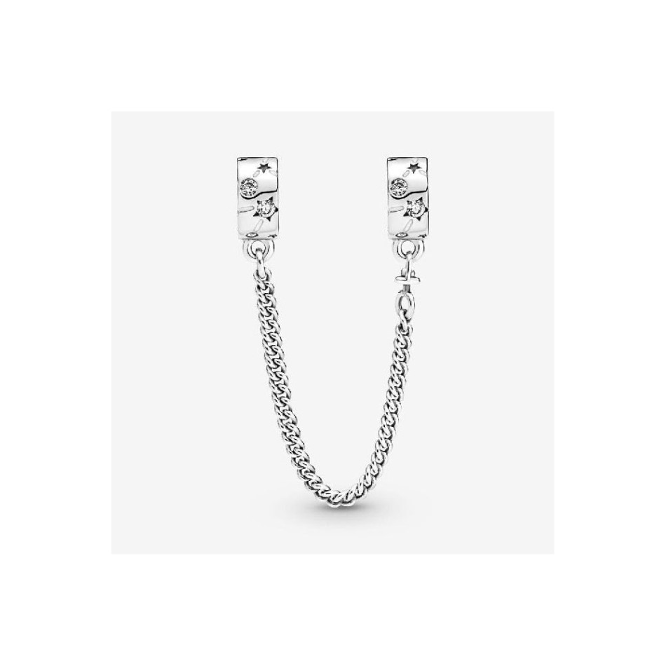 Stars & Galaxy Safety Chain Charm Pandora NZ