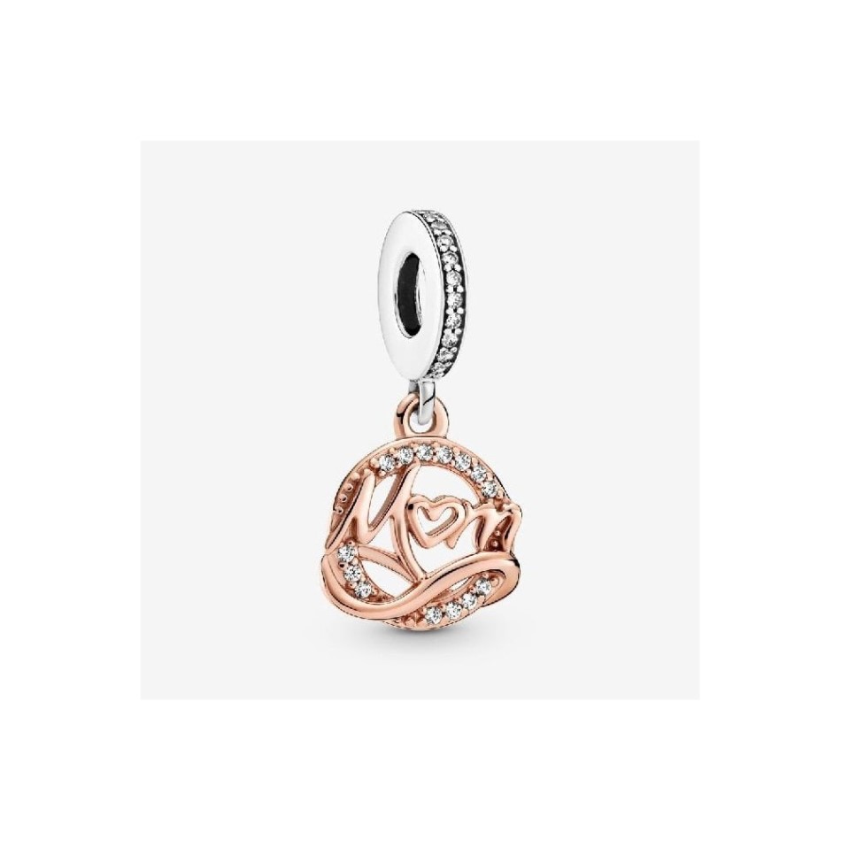 Two-Tone Mum Dangle Charms Pandora NZ