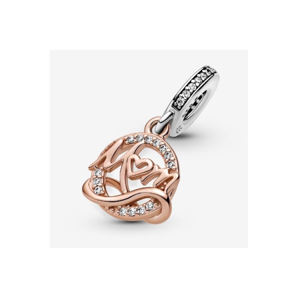 Two-Tone Mum Dangle Charms Pandora NZ