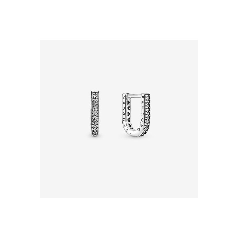 U-Shaped Hoop Earrings Pandora NZ