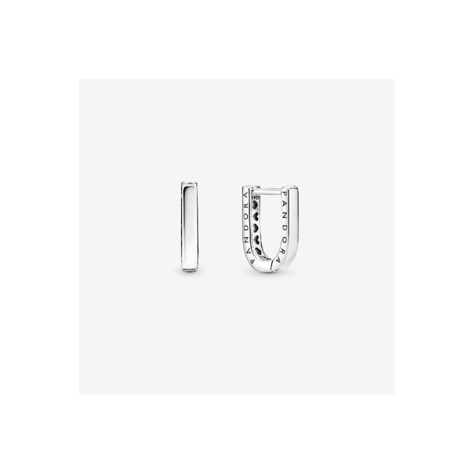 U-Shaped Hoop Earrings Pandora NZ