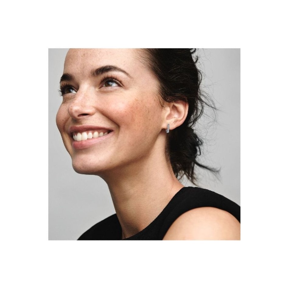 U-Shaped Hoop Earrings Pandora NZ